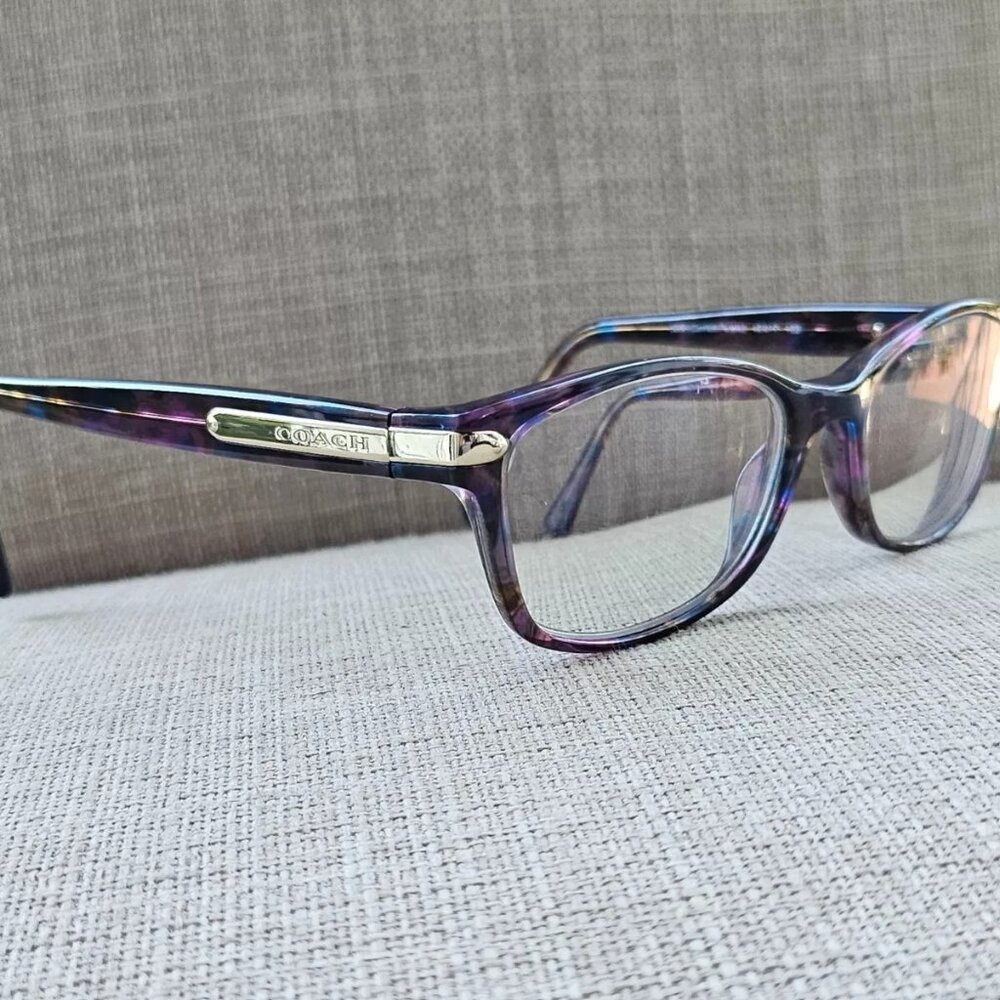 Coach Women Eyeglasses/Glasses Frame Confetti Purple 5288 49[]17 135 Eye Wear - Picture 2 of 11